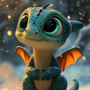 Dragón ojazos infantil