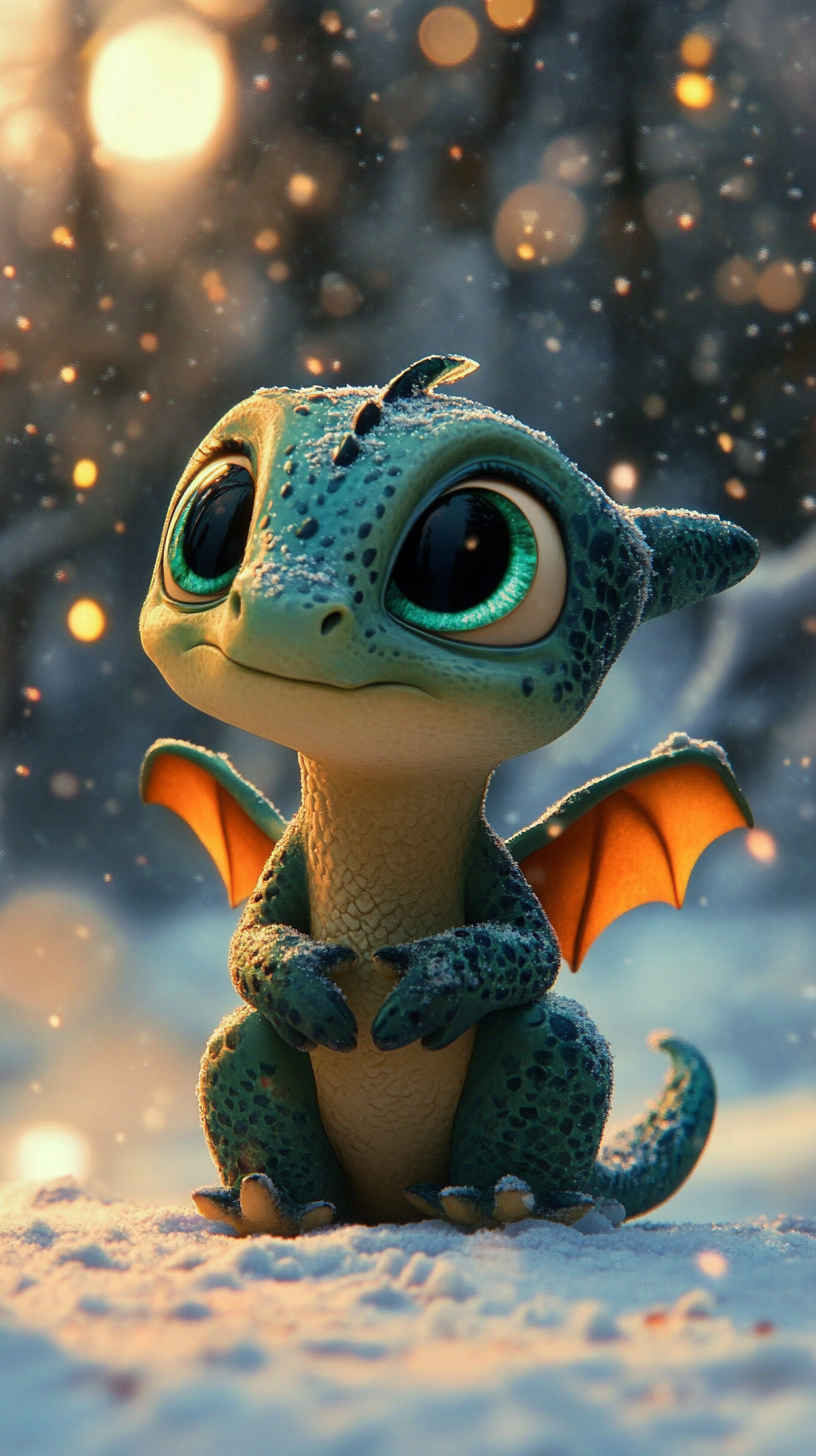 Dragón ojazos infantil