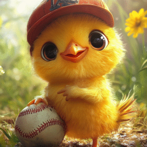 Pollito baseball infantil