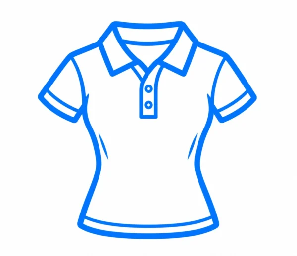 Polo de màniga curta per a dona