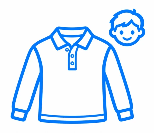 Polo infantil de màniga llarga